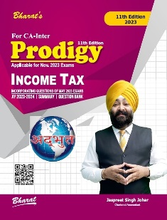  Buy Prodigy of INCOME TAX (Summary & Solved Examination Questions)